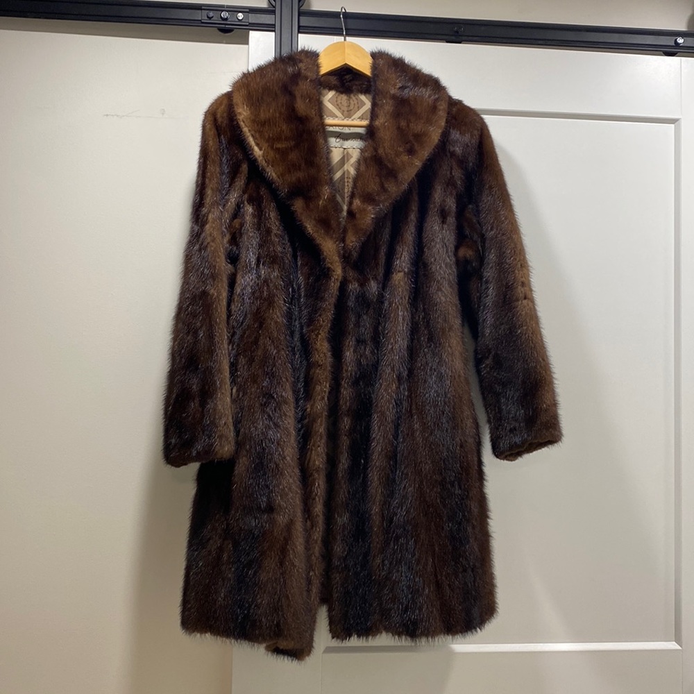 Ladies Mink Fur Coat